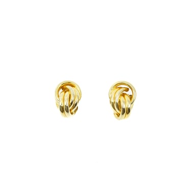 Goldtone Knot Earrings