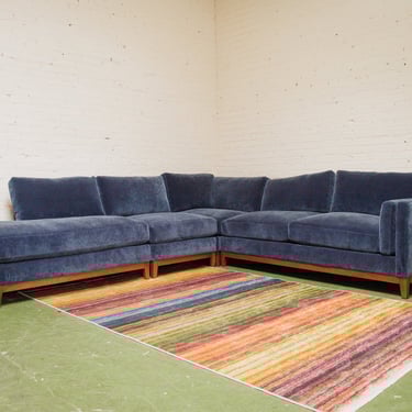 Lisette Sectional Amici indigo