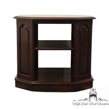 ETHAN ALLEN Georgian Court Solid Cherry Traditional Style 26" Octagonal Accent End Table 11-8066 - 225 Vintage Finish 