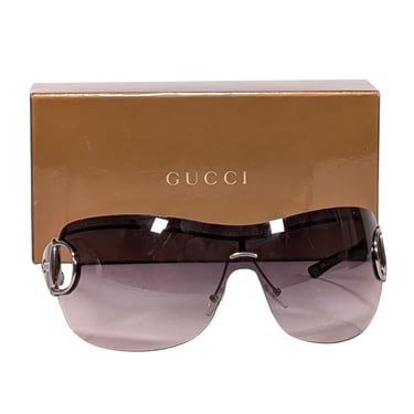 Gucci - Black Ombre Lens Frameless Sunglasses