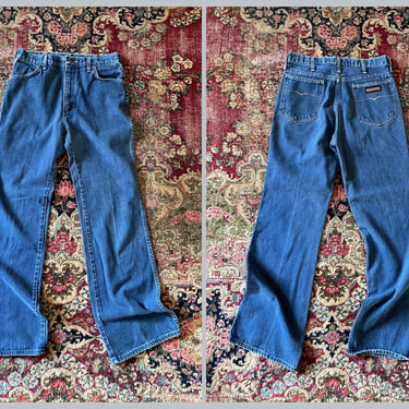 Vintage ‘70s ‘80s MAVERICK Western jeans | USA cotton denim, measures 30x31 