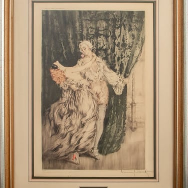 Louis Icart "Casanova" Etching in Colors