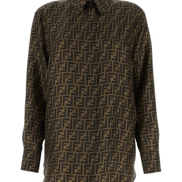 Fendi Women Printed Twill Shirt