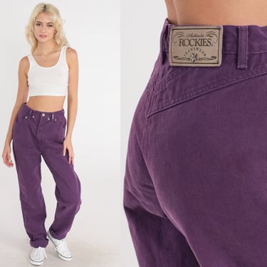 vintage vibrant purple high waisted Rocky Mountain - Depop