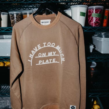 Too Much on My Plate Crewneck 