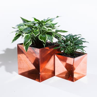 Origami Planter - Copper