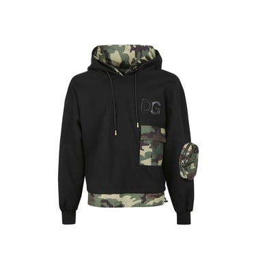 Dolce & Gabbana Camouflage-Print Hooded Sweatshirt Men