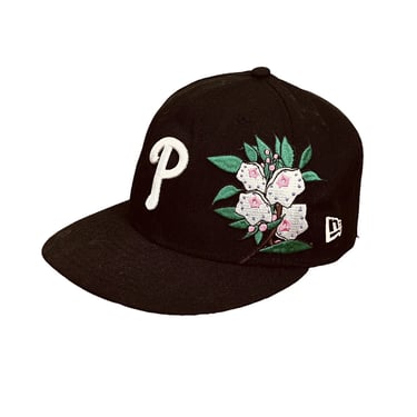 Philadelphia Phillies State Flower 59FIFTY World Series 2008 Fitted Hat Sz 7 3/8