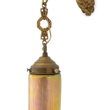 Empire Style Gilt Metal Hanging Wall Light