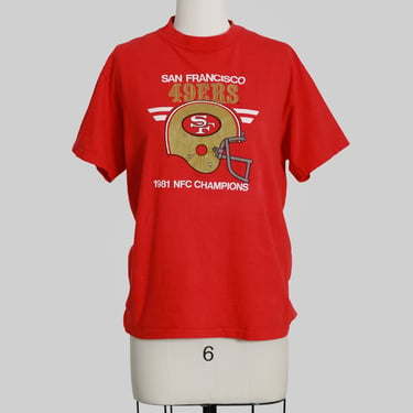 80s San Francisco 49ers NFC champions T-shirt 