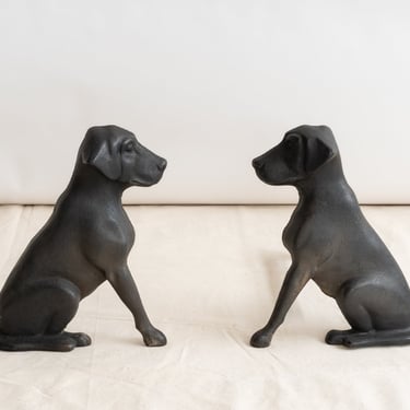 Liberty Foundry Cast Iron Hound Andirons