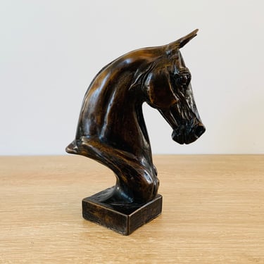 Vintage Bronze Equine Statue Horse Statue of Hollywood Excellence by Dimaro or Diane Maroscia 