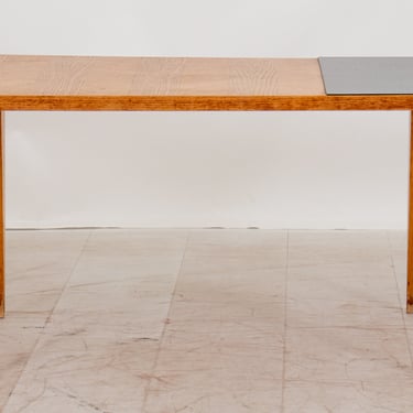 French Modern Ash and Laminate Low Table, 1950s