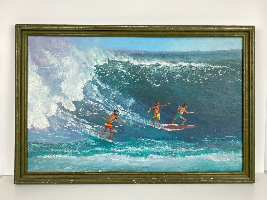 Surf #1 one of offers a kind Original Oil Painting