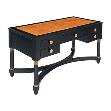 French Empire Ebonized Desk