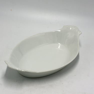 vintage Apilco Porcelain Au Gratin Dish Made in France 