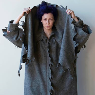 Wool Flame Coat | Renee Legault 