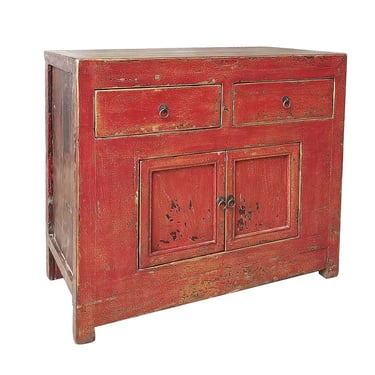 Antique Distressed Mongolian/Chinese Cabinet from Terra Nova Designs Los Angeles 