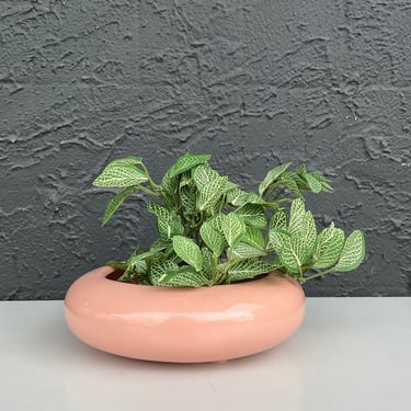Pink 80s Ceramic Decorative Bowl