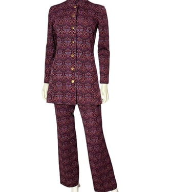 Act III 1960s Paisley Pant Set 