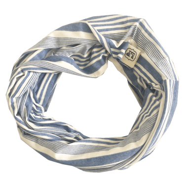 scarfs - infinity - blue stripes