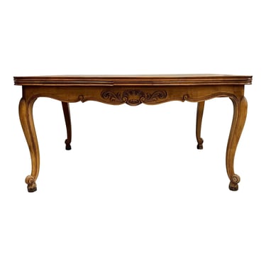 Early 20th century French Country Fruitwood Refectory Dining Table 