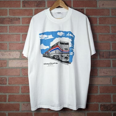 Vintage 90s Genesis Engine ORIGINAL Train Tee - Extra Large 