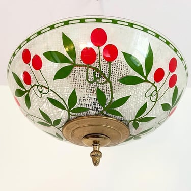 Mid Century Cherries Ceiling Light 