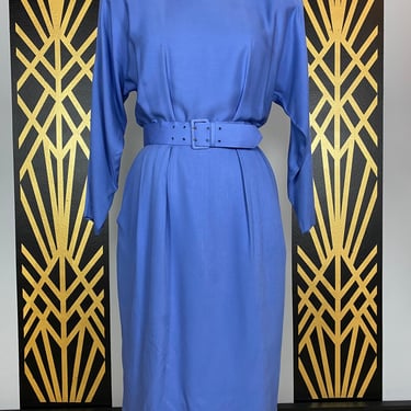 1980s office dress, kenar, vintage 80s dress, button | Black Label Vintage  - Tacoma, WA | ATTIC