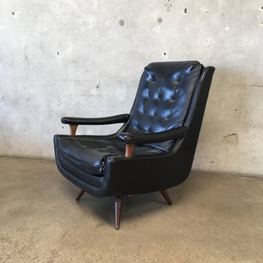 Mid Century Swivel Lounge Chair