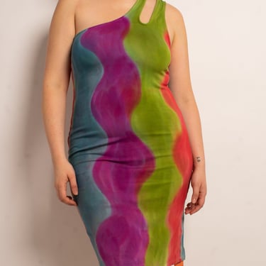 Worn Ware - One Shoulder Two Strap Wiggle Dress (XL)