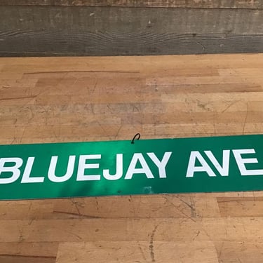 BlueJay Ave Street Sign (Tacoma)