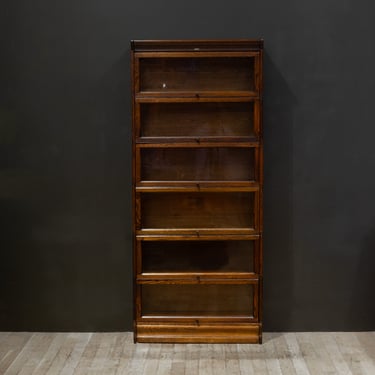 Early 20th c. Lundstrom 6 Stack Lawyer's Bookcase c.1899-1920