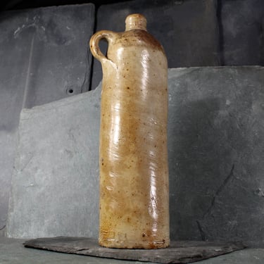 Antique Selters Nassau Handcrafted Stoneware Mineral Water Bottle | Antique Tall Clay Jug | Bixley Shop 