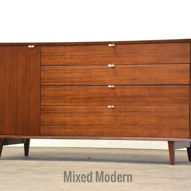 Refinished George Nelson for Herman Miller Walnut Credenza 