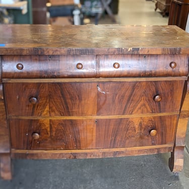 Walnut Veneer Dresser 47 x 34.75 x 21.75