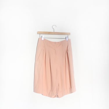 Pretty Peach 90s Pleated Shorts 