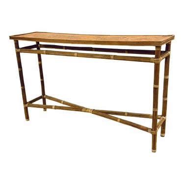 Currey & Co. Handmade Organic Modern Reed Silang Console Table