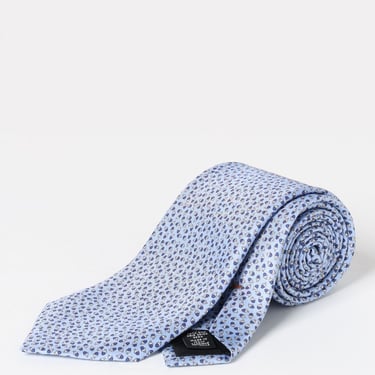 Zegna Tie Men Gnawed Blue Men