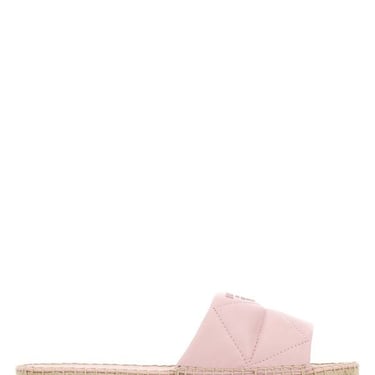 PRADA Pastel Pink Leather Slippers