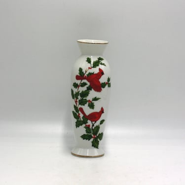 vintage Lefton Cardinal Bud Vase 1984 