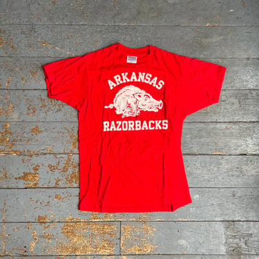 Vintage 1980s Arkansas Razorbacks Shirt 