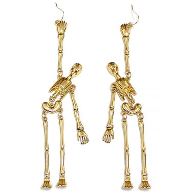 HALLOWEEN SKELETON DROP EARRINGS