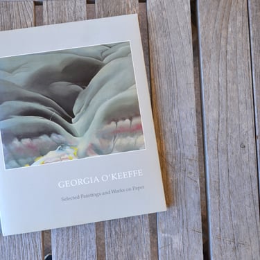 Georgia O'Keeffe Selected Paintings and Works on Paper: Jun 14-July 14, First Edition Paperback Art Book - 1986 