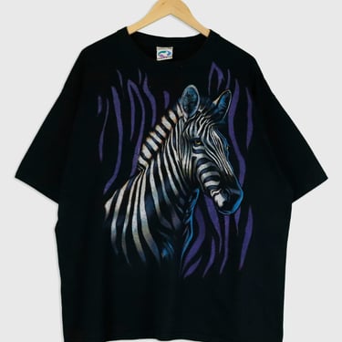 Vintage Zebra T Shirt Sz 2XL
