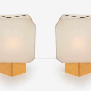 Pair of Bruno Munari Table Lamps for Danese Italy