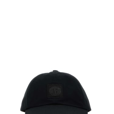 Stone Island Men Black Cotton Baseball Cap