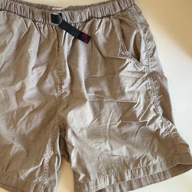 Gramicci Grey Faded Wash Hiking Outdoor Baggy Shorts XL 