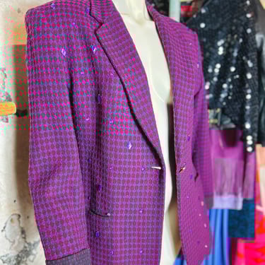 80’s Diamond Bedazzled Blazer