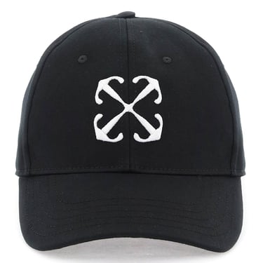 Off-White Baseball Cap With Embroidery Women